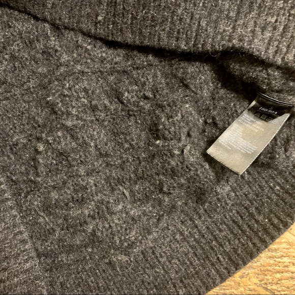 Allsaints Reed Chunky Knit Charcoal Gray Sweater S - Picture 9 of 14